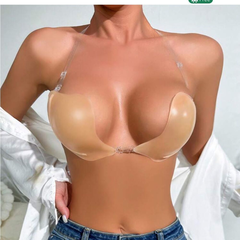 Nude - Large - Invisible Bra - Picture 3 of 6